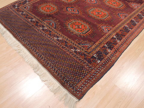 Baluch Red Hand Knotted 64 X 94 Area Rug 100-110198 Image 2
