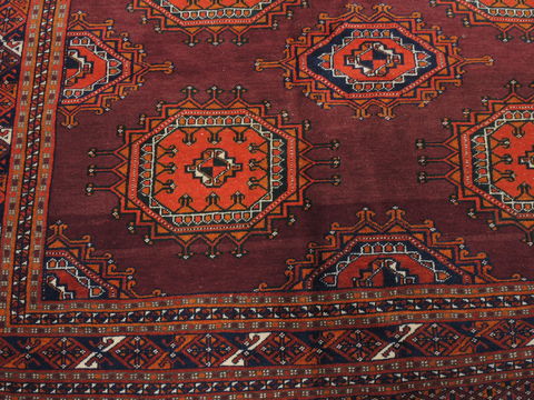 Baluch Red Hand Knotted 64 X 94 Area Rug 100-110198 Image 4