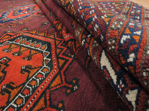 Baluch Red Hand Knotted 64 X 94 Area Rug 100-110198 Image 7