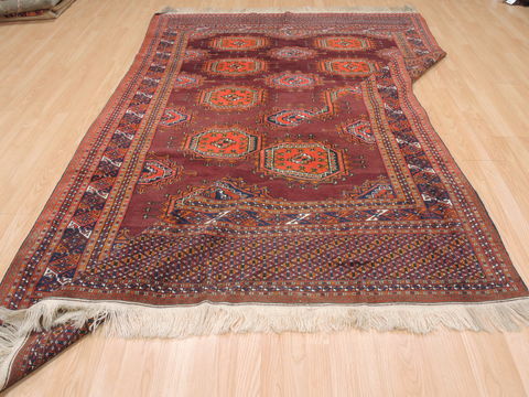 Baluch Red Hand Knotted 64 X 94 Area Rug 100-110198 Image 8