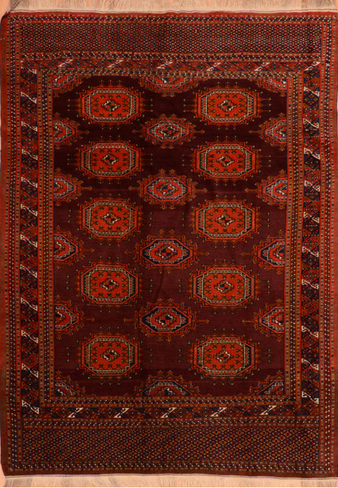Baluch Red Hand Knotted 64 X 94 Area Rug 100-110198 Image 0