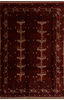 Baluch Red Hand Knotted 65 X 102  Area Rug 100-110199 Thumb 0