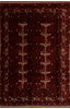 Baluch Red Hand Knotted 65 X 102 Area Rug 100-110199 Thumb 0