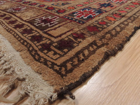 Baluch Brown Hand Knotted 310 X 56 Area Rug 100-110200 Image 7