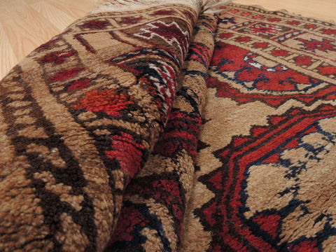 Baluch Brown Hand Knotted 310 X 56 Area Rug 100-110200 Image 8