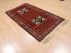 Baluch Orange Hand Knotted 35 X 61  Area Rug 100-110202 Thumb 3