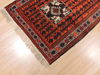 Baluch Orange Hand Knotted 35 X 61  Area Rug 100-110202 Thumb 5