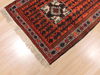 Baluch Orange Hand Knotted 35 X 61 Area Rug 100-110202 Thumb 5