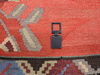 Kilim Red Hand Knotted 75 X 110 Area Rug 100-110210 Thumb 13