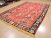 Kilim Red Hand Knotted 75 X 110 Area Rug 100-110210 Thumb 2
