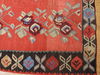 Kilim Red Hand Knotted 75 X 110 Area Rug 100-110210 Thumb 4