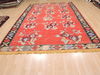 Kilim Red Hand Knotted 75 X 110  Area Rug 100-110210 Thumb 5