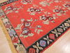 Kilim Red Hand Knotted 75 X 110 Area Rug 100-110210 Thumb 9