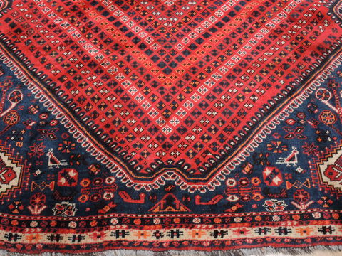 Shiraz Red Hand Knotted 610 X 99 Area Rug 100-110212 Image 5