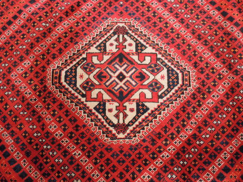 Shiraz Red Hand Knotted 610 X 99 Area Rug 100-110212 Image 7