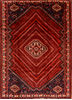 Shiraz Red Hand Knotted 610 X 99  Area Rug 100-110212 Thumb 0