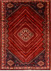Shiraz Red Hand Knotted 610 X 99 Area Rug 100-110212 Thumb 0