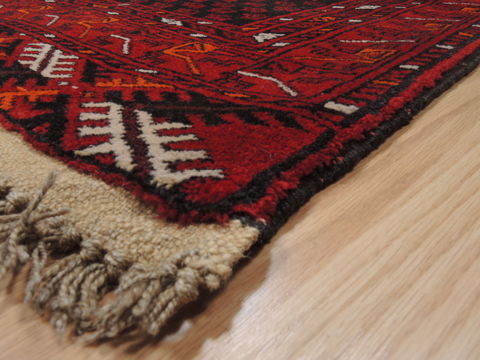 Khan Mohammadi Black Hand Knotted 57 X 78 Area Rug 100-110213 Image 11