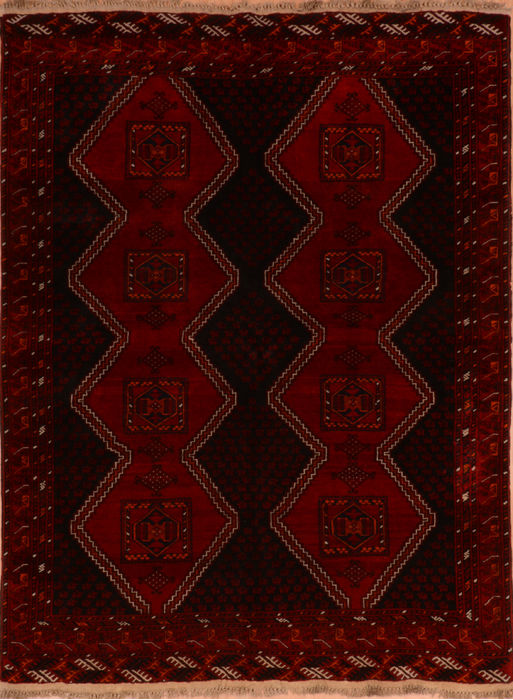 Khan Mohammadi Black Hand Knotted 57 X 78 Area Rug 100-110213 Image 0