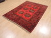 Khan Mohammadi Red Hand Knotted 45 X 61  Area Rug 100-110214 Thumb 2