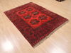 Khan Mohammadi Red Hand Knotted 45 X 61  Area Rug 100-110214 Thumb 3