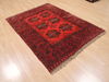 Khan Mohammadi Red Hand Knotted 45 X 61 Area Rug 100-110214 Thumb 3