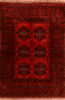 Khan Mohammadi Red Hand Knotted 45 X 61  Area Rug 100-110214 Thumb 0