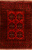 Khan Mohammadi Red Hand Knotted 45 X 61 Area Rug 100-110214 Thumb 0