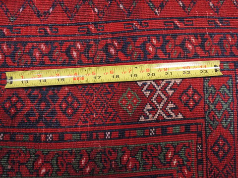 Baluch Red Hand Knotted 210 X 52 Area Rug 100-110216 Image 9