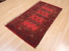 Baluch Red Hand Knotted 210 X 52  Area Rug 100-110216 Thumb 7