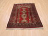 Baluch Red Hand Knotted 37 X 411  Area Rug 100-110217 Thumb 1