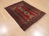 Baluch Red Hand Knotted 37 X 411  Area Rug 100-110217 Thumb 3