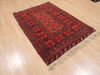 Khan Mohammadi Orange Hand Knotted 39 X 56  Area Rug 100-110218 Thumb 3