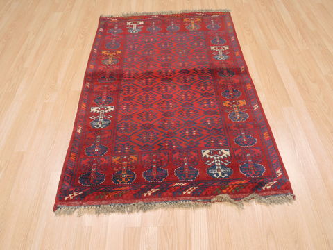 Khan Mohammadi Red Hand Knotted 310 X 56 Area Rug 100-110220 Image 4