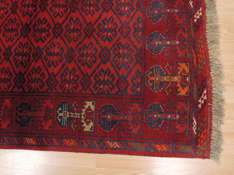 Khan Mohammadi Red Hand Knotted 310 X 56 Area Rug 100-110220 Image 6