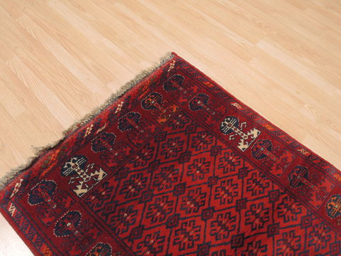 Khan Mohammadi Red Hand Knotted 310 X 56 Area Rug 100-110220 Image 8