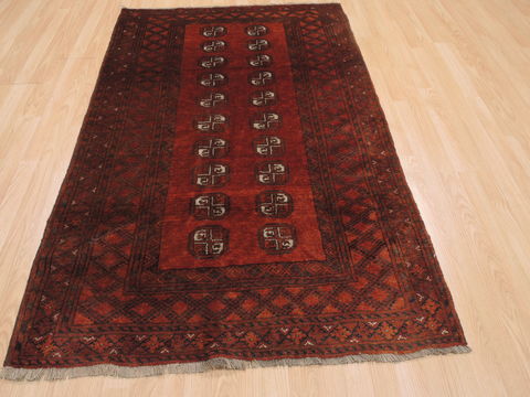 Baluch Brown Hand Knotted 311 X 65 Area Rug 100-110222 Image 1
