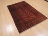 Baluch Brown Hand Knotted 311 X 65  Area Rug 100-110222 Thumb 3