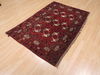 Baluch Red Hand Knotted 35 X 52  Area Rug 100-110223 Thumb 5