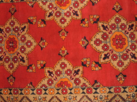 Baluch Orange Hand Knotted 35 X 62 Area Rug 100-110224 Image 6