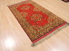 Baluch Orange Hand Knotted 35 X 62  Area Rug 100-110224 Thumb 3