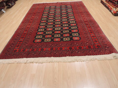 Khan Mohammadi Red Hand Knotted 66 X 101 Area Rug 100-110225 Image 1