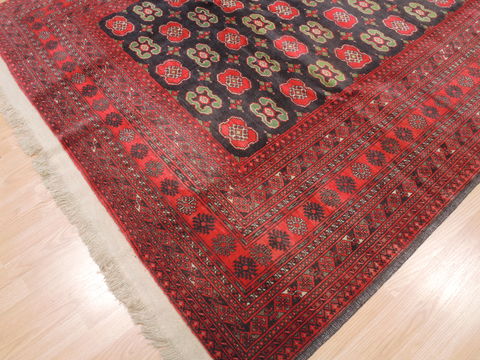 Khan Mohammadi Red Hand Knotted 66 X 101 Area Rug 100-110225 Image 8
