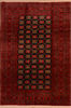 Khan Mohammadi Red Hand Knotted 66 X 101 Area Rug 100-110225 Thumb 0