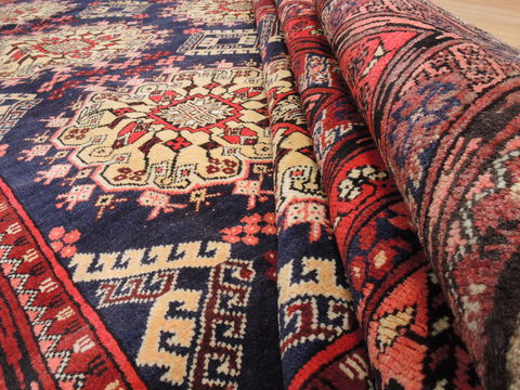 Khan Mohammadi Blue Hand Knotted 71 X 100 Area Rug 100-110226 Image 11