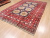Khan Mohammadi Blue Hand Knotted 71 X 100 Area Rug 100-110226 Thumb 5