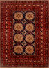 Khan Mohammadi Blue Hand Knotted 71 X 100  Area Rug 100-110226 Thumb 0