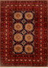 Khan Mohammadi Blue Hand Knotted 71 X 100 Area Rug 100-110226 Thumb 0