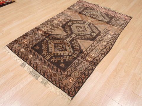 Baluch Brown Hand Knotted 37 X 511 Area Rug 100-110229 Image 6