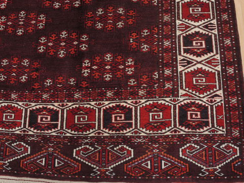 Khan Mohammadi Brown Hand Knotted 71 X 112 Area Rug 100-110231 Image 5